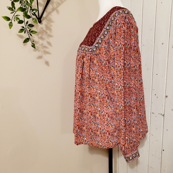 GAP | BOHO PEASANT BLOUSE PATTERNED - Picture 6 of 11